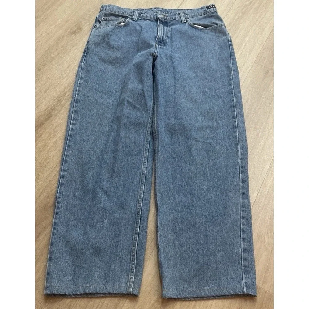 Vintage Ralph Lauren Polo Jeans Co. Men's 34x28 Blue Loose Fit